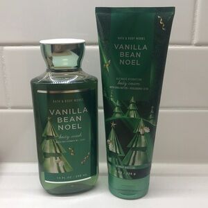 NWT! BBW Vanilla Bean Noel Body Wash & Body Cream